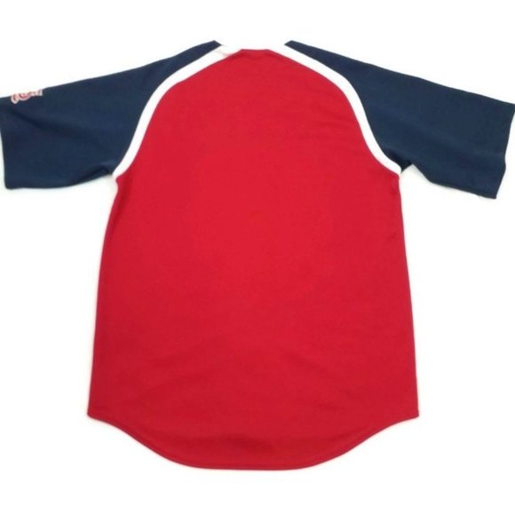 Dynasty St. Louis Cardinals MLB Short Sleeve Red Jersey Shirt Mens Large 42-44 - Picture 2 of 9
